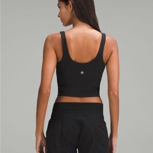 Lulu align tank, size 4 black